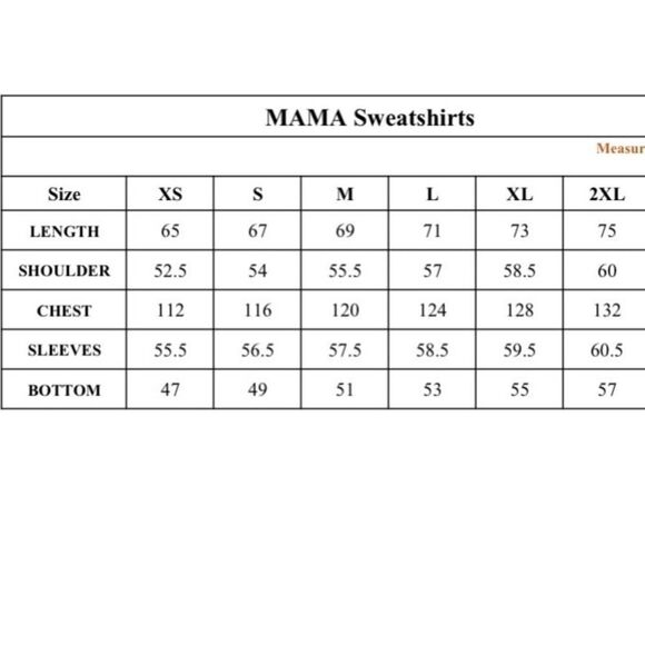 Brooklyn Grace "MAMA" Drop Shoulder Autumn Spice Orange Crewneck Sweater Large - Picture 10 of 11